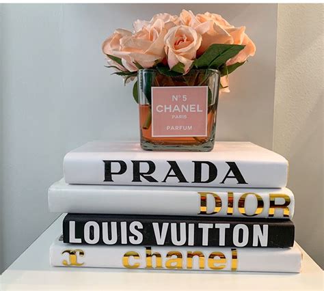 chanel book decor aliexpress|Chanel book stacks.